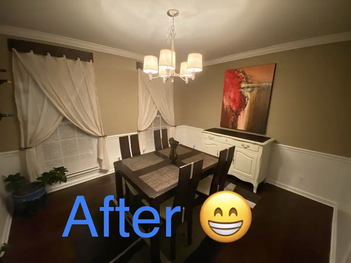 Professional dining room restoration after water damage in Alton